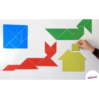 TANGRAM MAGNETIC 20x20 pz.7