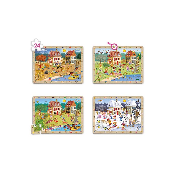 PUZZLE GIGANTE LE 4 STAGIONI PUZZLE GIGANTE LE 4 STAGIONI